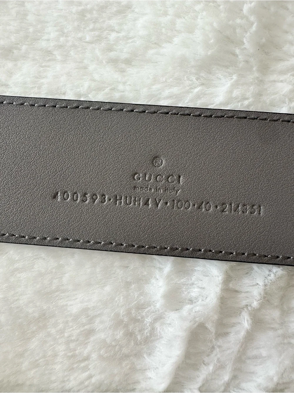 Gucci Authentic Women's set of 2 Leather GG Embellished monogrammed Belts 100